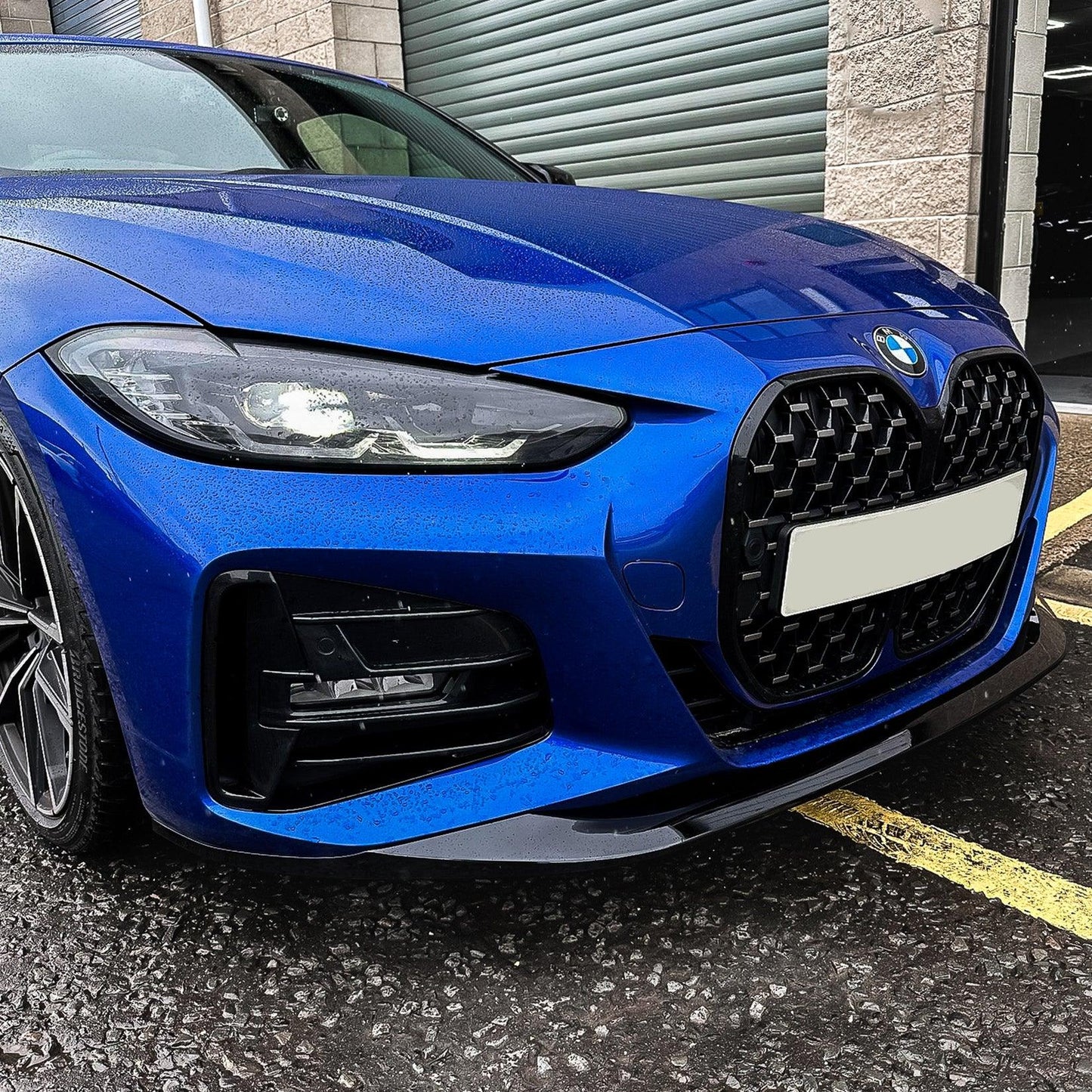 BMW 4 Series G22/G23 2020+ Front Splitter in Gloss Black