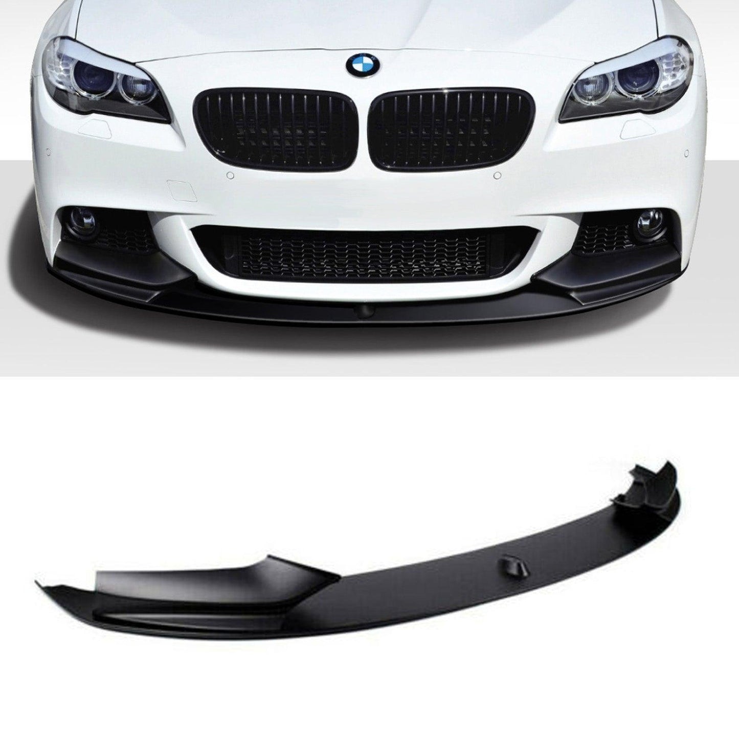 BMW 5 Series F10 / F11 2009-2017 - M Performance Front Splitter in Matte Black