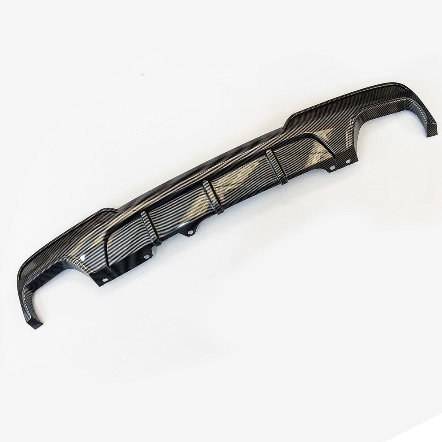 BMW 5 Series F10 / F11 - Rear Diffuser with Quad Exit in Carbon Look