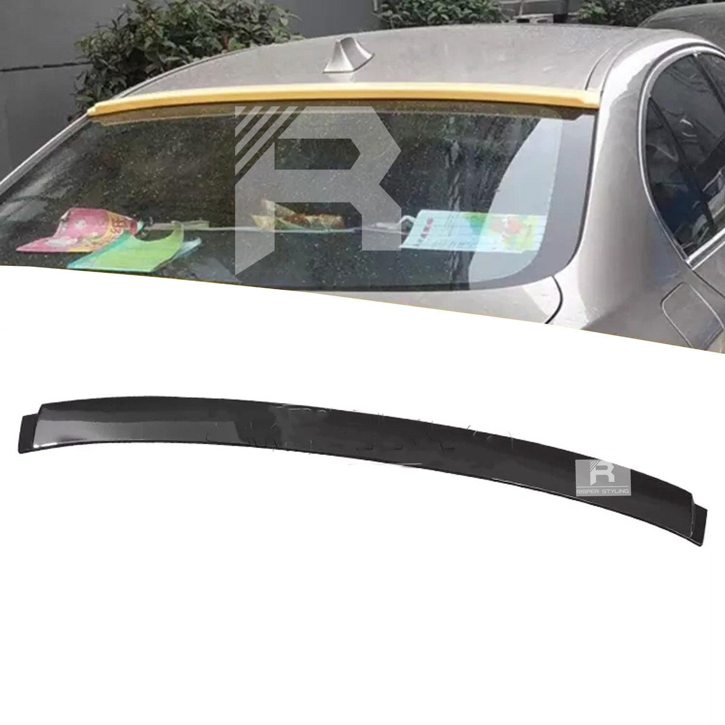 BMW 5 Series F10 / G30 2010+ - Rear Window Upper Spoiler - Gloss Black