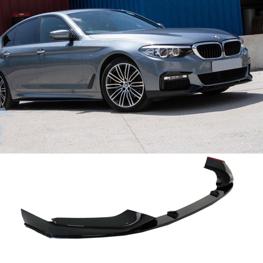 BMW 5 Series G30/G31 2017-2019 (pre-LCI) M Sport Front Splitter In Gloss Black