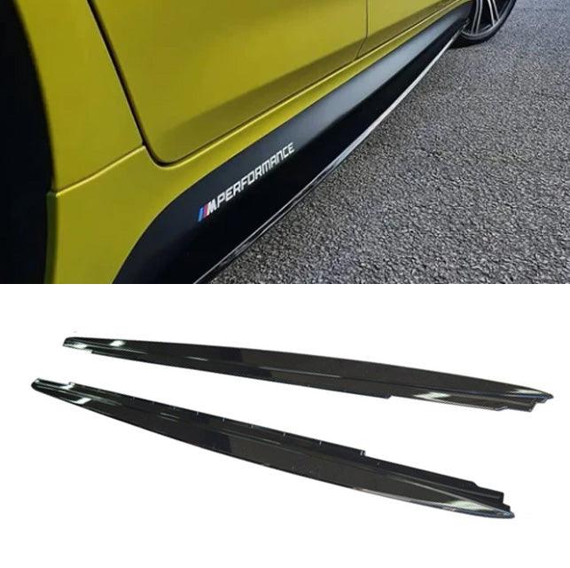 BMW 5 Series G30/G31 2017+ Side Skirt Splitters In Gloss Black