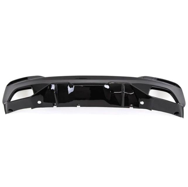 BMW 5 Series G30/G38 (pre-LCI 2017-2020) MP Rear Diffuser - Dual Exit Gloss Black