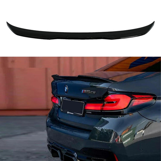 BMW 5 Series / M5 G30 F90 - Gloss Black CS Style Rear Spoiler