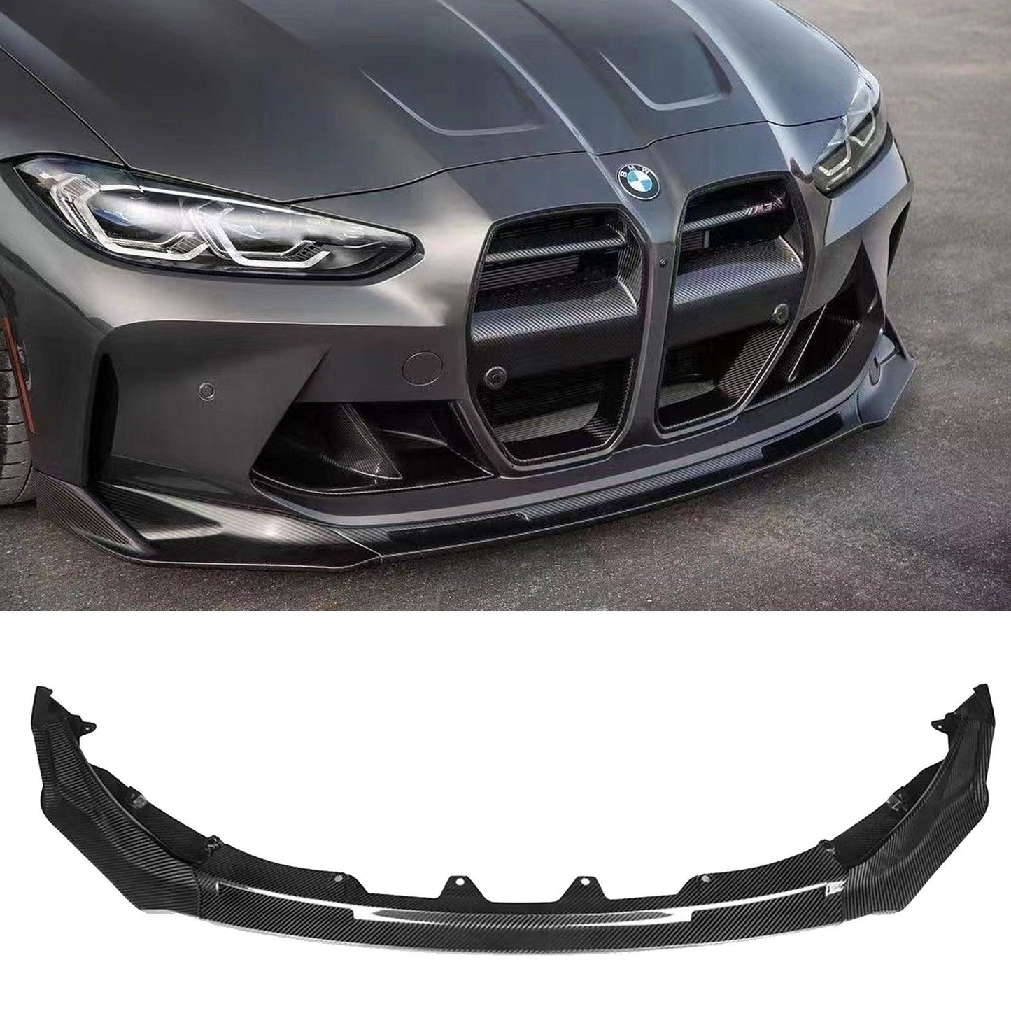 BMW M3 M4 G80 G82 G83 - Dry Carbon Fiber Front Splitter