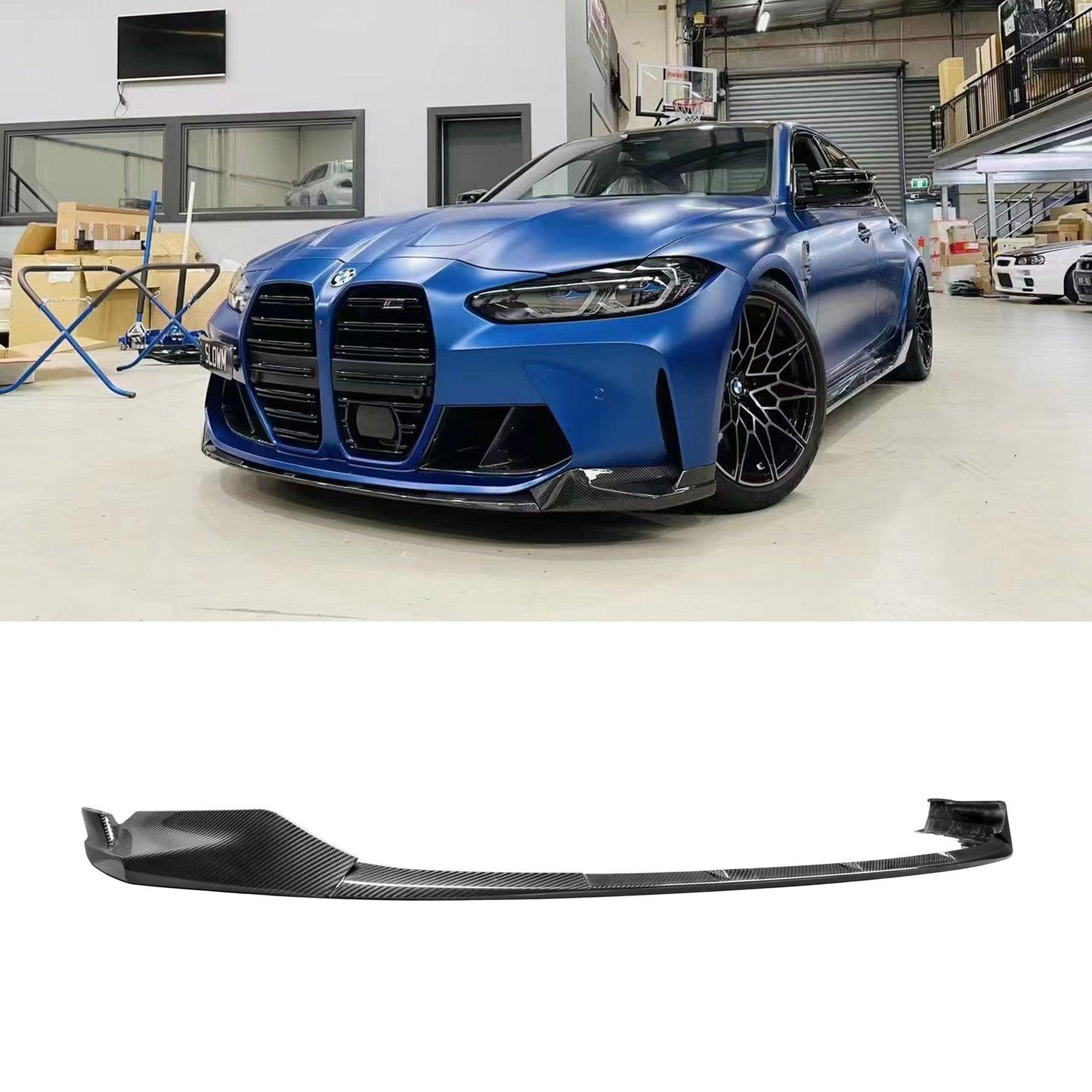 BMW M3 M4 G80 G82 G83 - Pre Preg Carbon Fibre M Performance Front Splitter