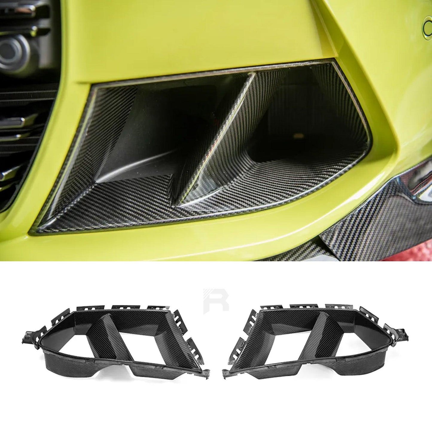 BMW M3 M4 G80 G82 G83 - Pre Preg Carbon Fibre Performance Style Front Intake Ducts