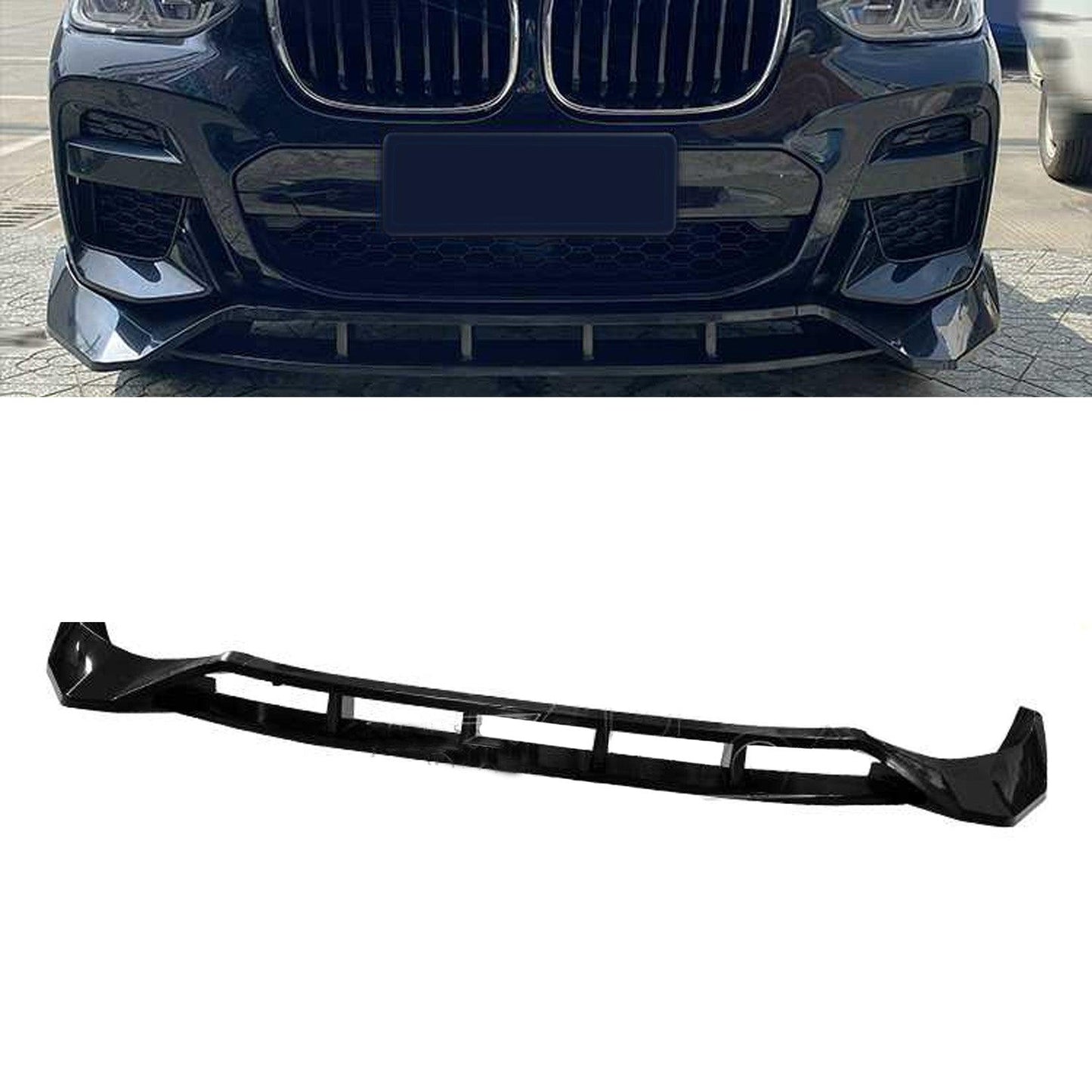 BMW X3 G01 2018-2021 - Front Splitter Lip - Gloss Black