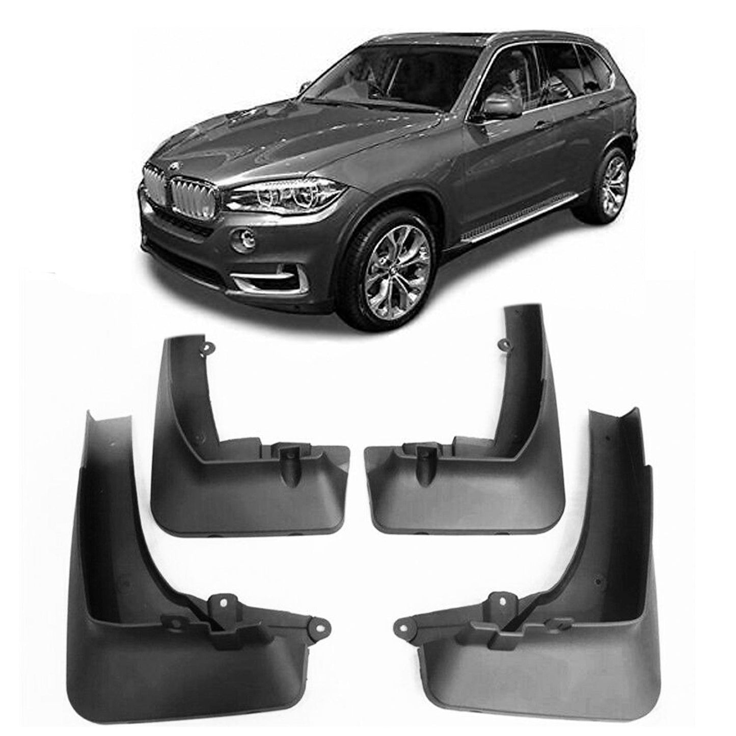 BMW X5 F15 2014-2018 OE Style Mud Flap Set – For Models with Side Steps