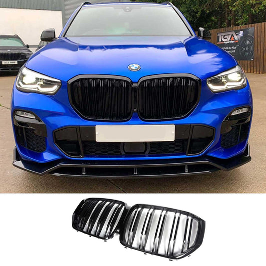 BMW X5 G05 X5M LOOK - Dual Slat Grille - Gloss Black