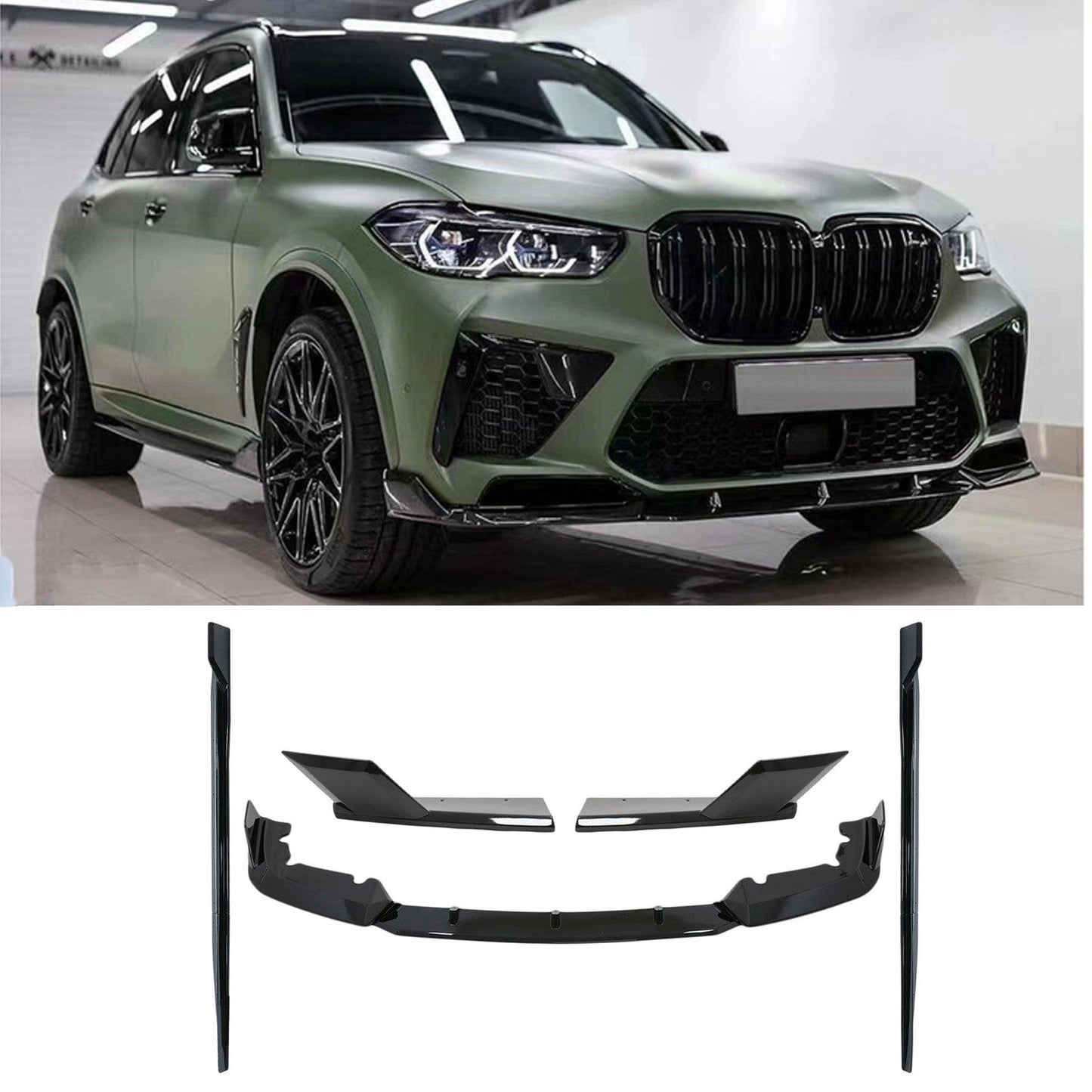 BMW X5M F95 2018+ - Black Knight Aero Kit in Gloss Black