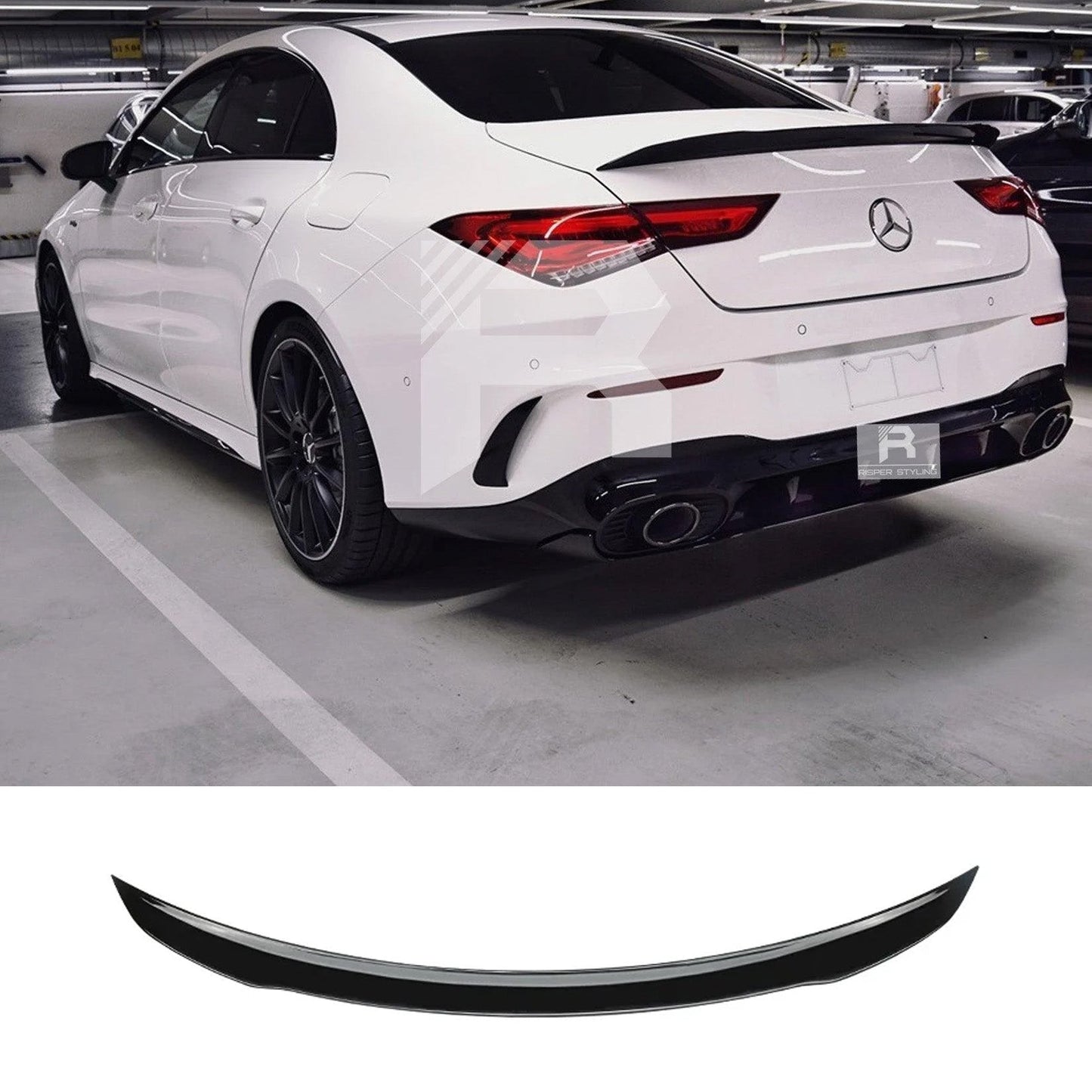 Mercedes CLA W118 2020+ Gloss Black 'CLA45S AMG Style' Rear Boot Spoiler