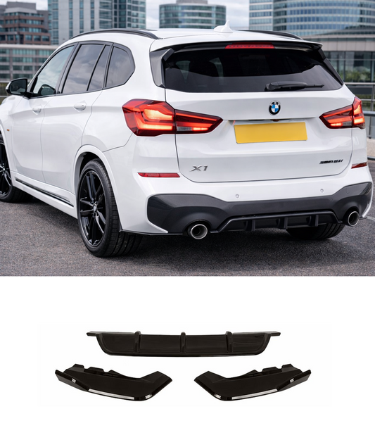 BMW X1 F48 2016-2022 M-Sport Rear Diffuser with Spats
