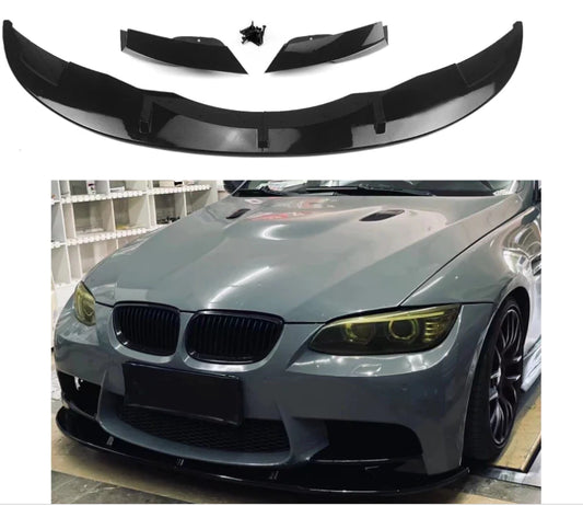 BMW 3 Series E92 E93 M-Performance Front Splitter 06-09 Pre LCI Gloss Black