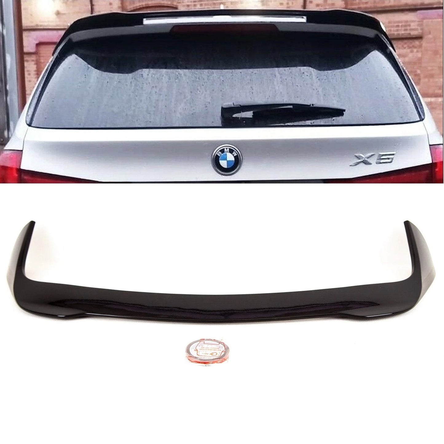 BMW X5 F15 2013-2018 M Sport Style Rear Spoiler in Gloss Black