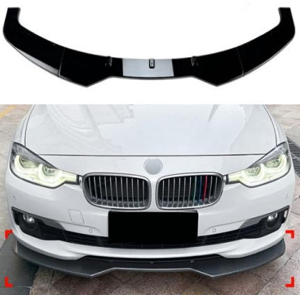 BMW 3 Series F30 SE 2013-2019 Gloss Black Front Splitter Spoiler Lip