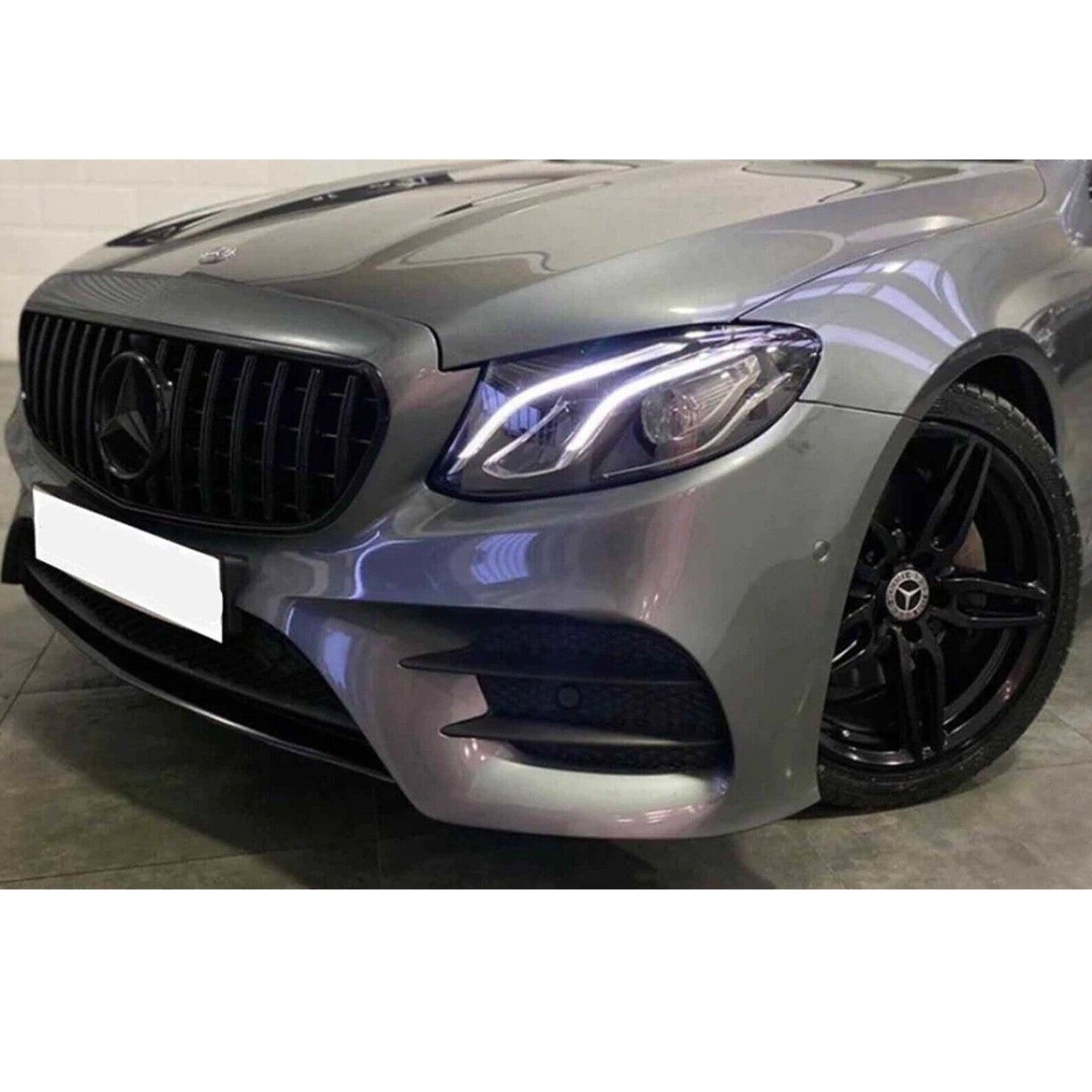 Mercedes E-Class W213 21+ - GT Panamericana Grill In Gloss Black