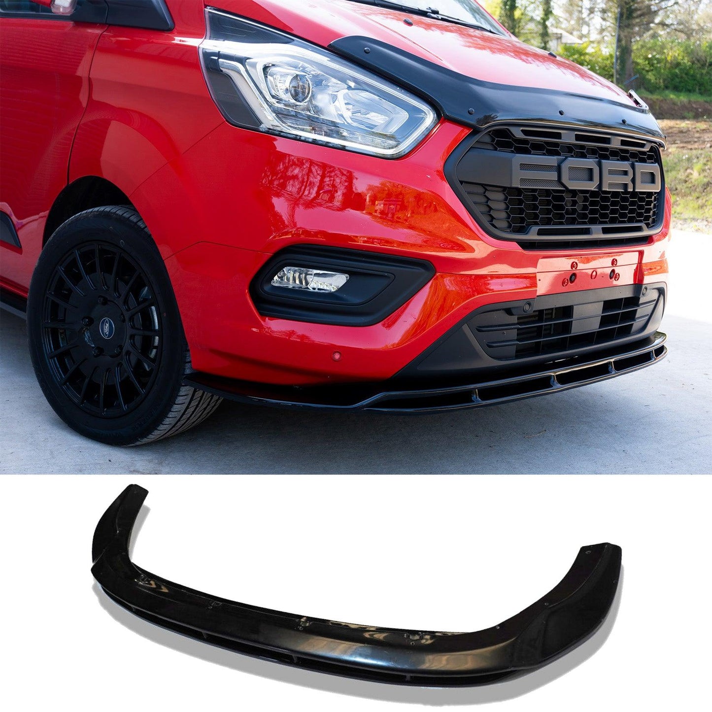 Ford Transit Custom 2018 Onward STX Front Splitter Spoiler