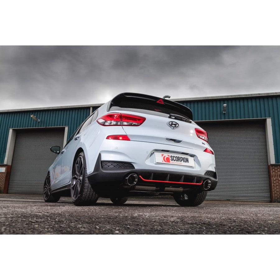 Hyundai i30 N (Non-GPF) - SCORPION 3" Non-Resonated Cat Back System - Valved