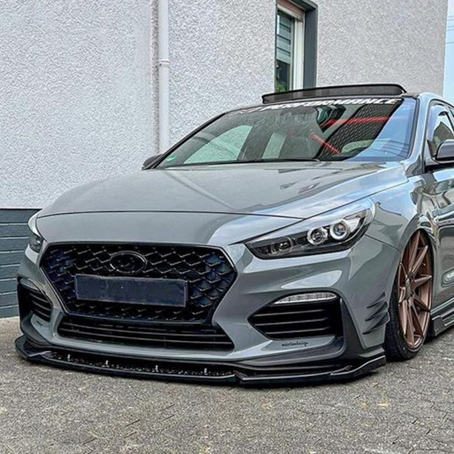 Hyundai i30 N MK3 Hatchback/Fastback 2017-2020 - RISPER Front Splitter In Gloss Black