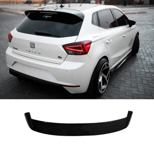 Seat Ibiza 5dr Mk5 6f 2017-2022 'cupra Look' Rear Spoiler In Gloss Black