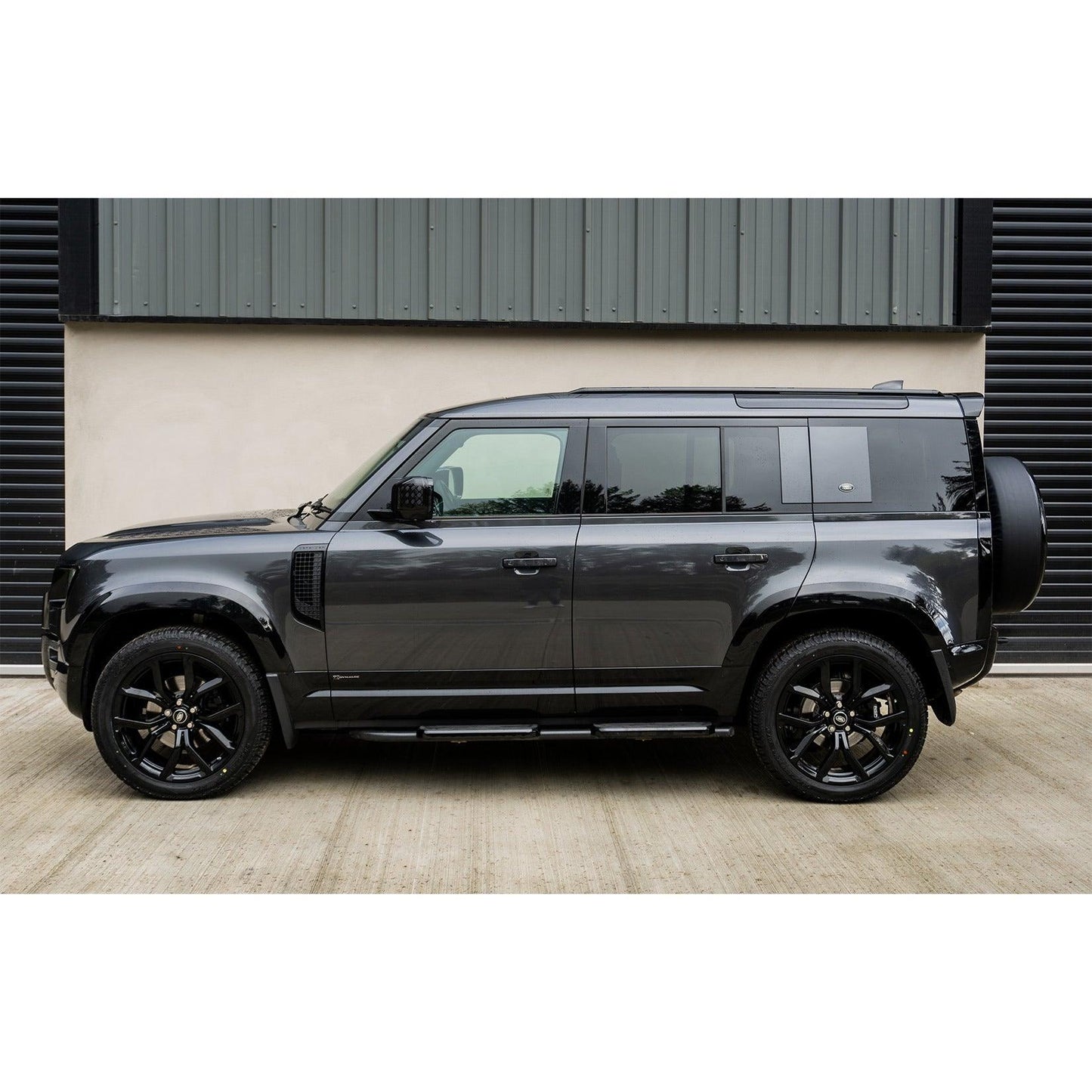 Land Rover Defender 110 L663 2020 On OE Style Black Side Steps