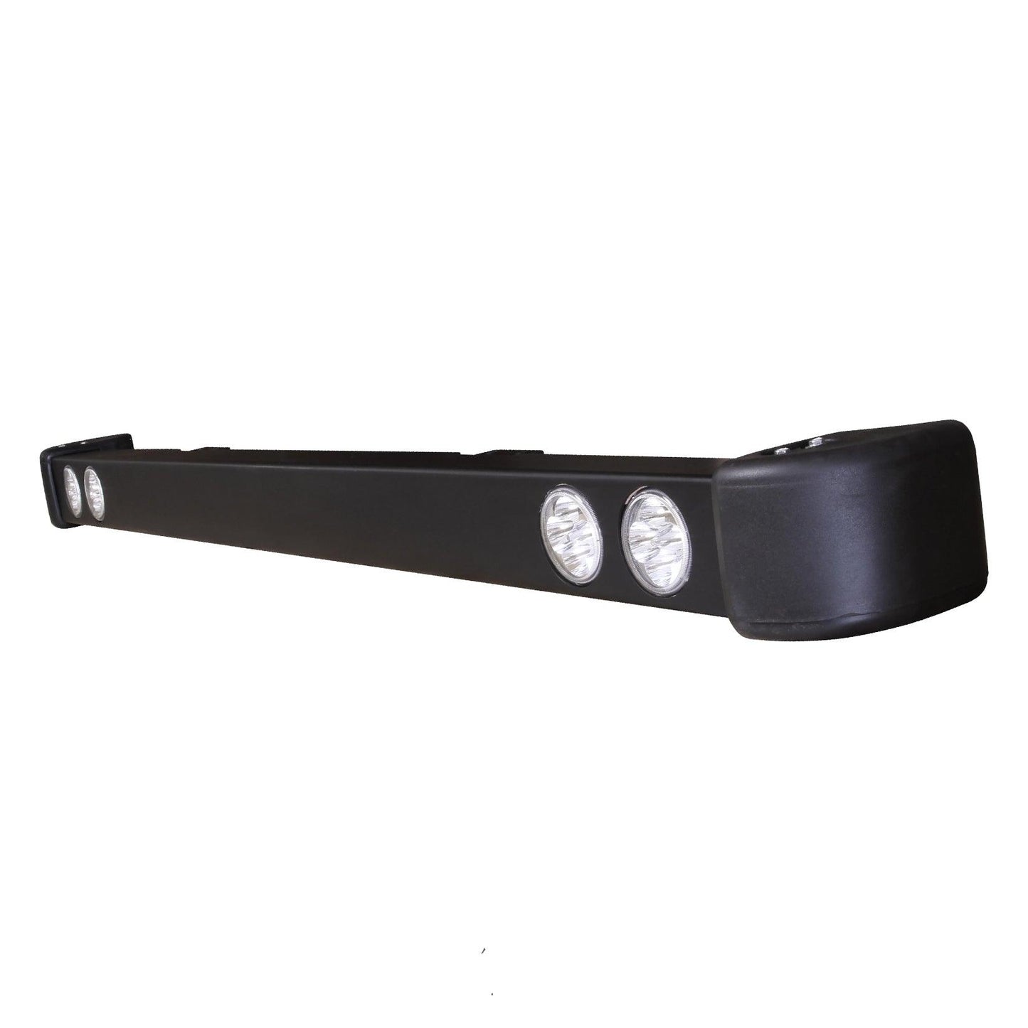 LAND ROVER DEFENDER 90 / 110 FRONT BUMPER WITH LED’S – IN BLACK