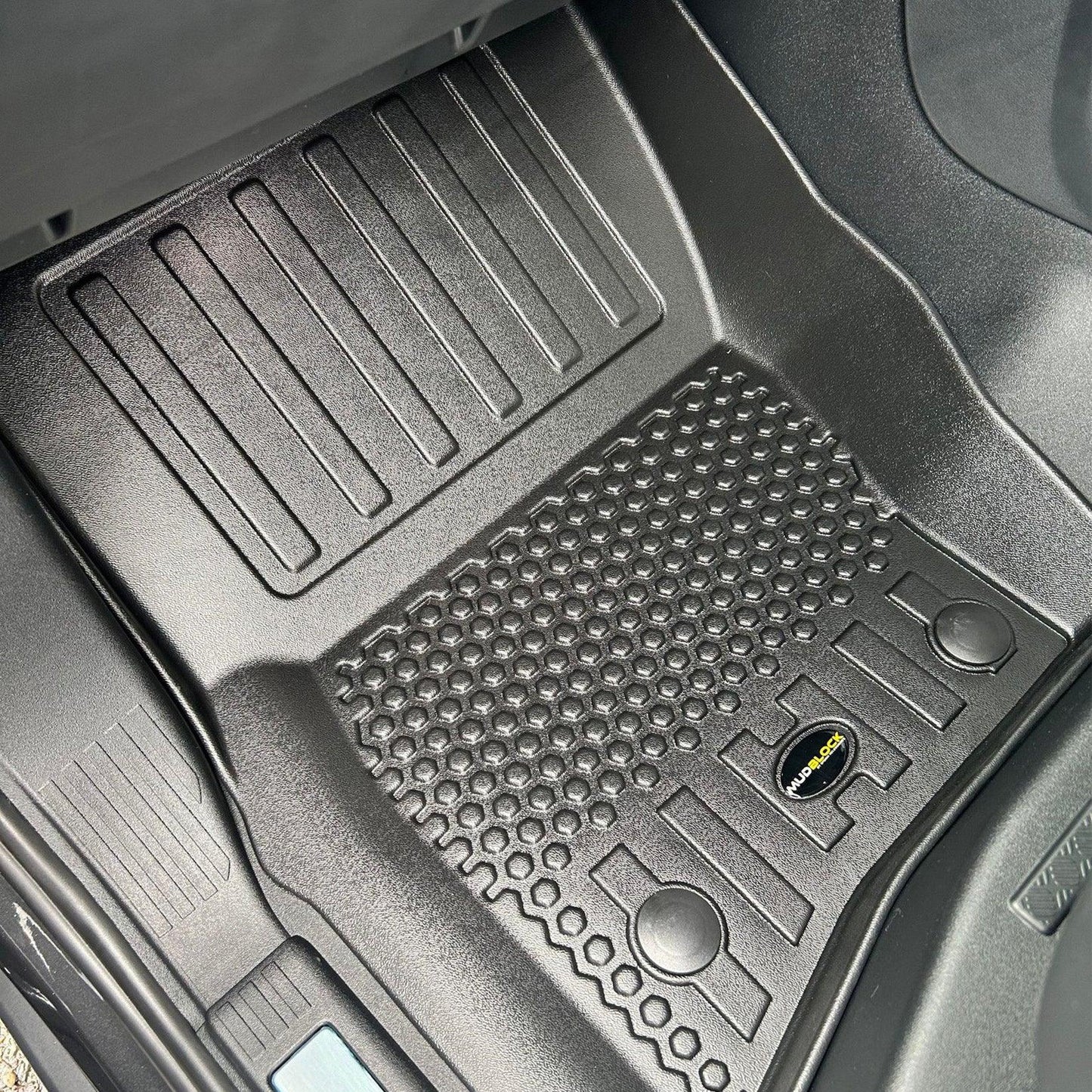 Land Rover Defender L663 110 2020 On - RHD Mud Block Floor Mats Full Set