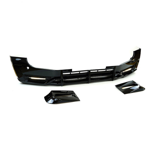 Land Rover Defender L663 90 / 110 / 130 2020 Onward – Front Bumper Splitter in Gloss Black