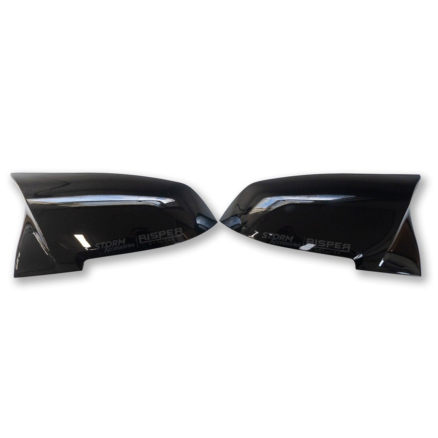 M Style Mirror Covers in Gloss Black for BMW F20/F22/F30/F35/F34/F32/F33/F36/E84/i3