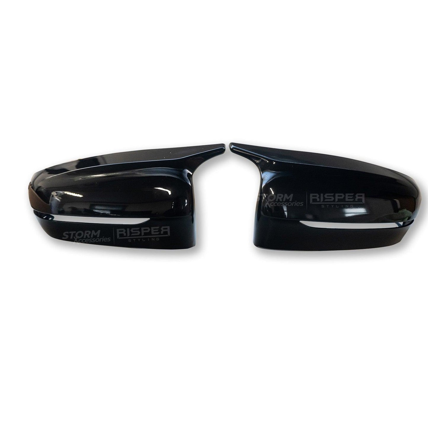 M Style Mirror Covers in Gloss Black for BMW G Series G20 G22 G23 G30 G11 G15