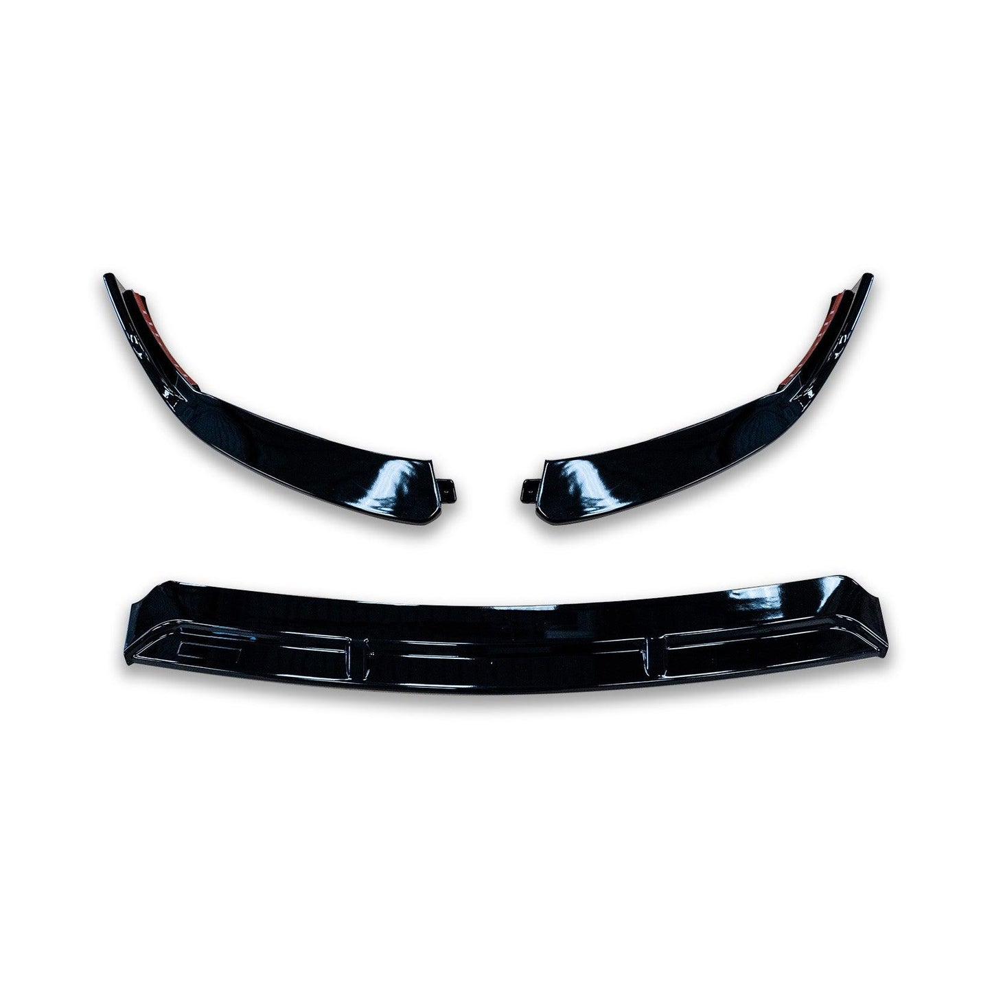 Mercedes C-Class W205 2019-2022 Facelift 'C63S Brabus Style' Front Splitter Lip - Gloss Black