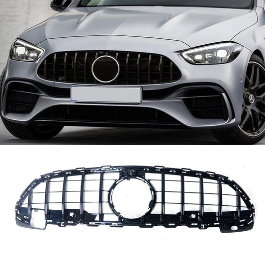 Mercedes C-Class W206 2021+ Front Grill - Panamericana GT-R Style - All Black