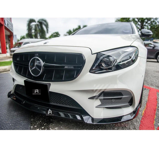 Mercedes E-Class 'E63S AMG Brabus' W213 2016-2020 Gloss Black Front Splitter Lip