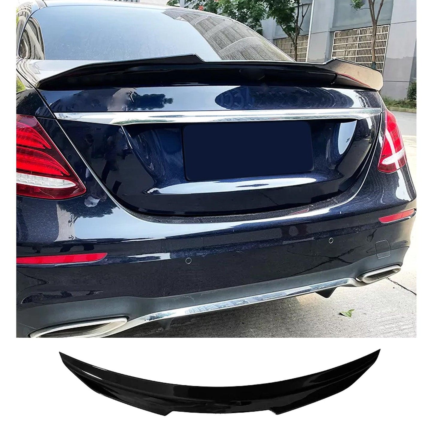 Mercedes E Class W213 2016-2020 Gloss Black PSM Duck Tail Spoiler