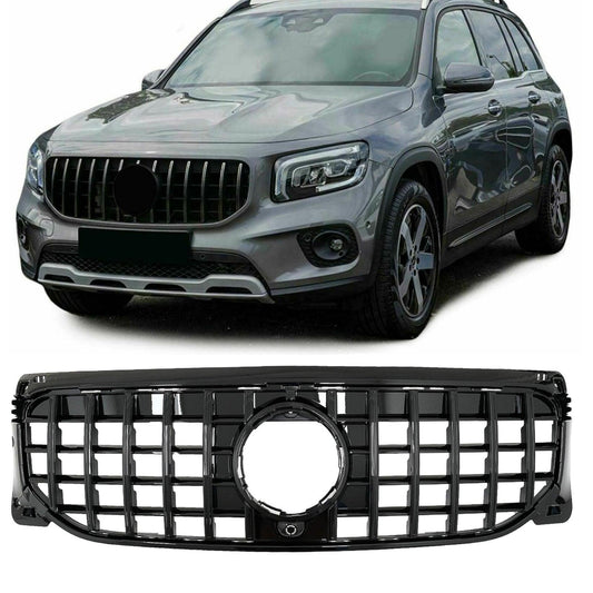 Mercedes GLB X247 2019+ - All Black Panamericana GT-R Style Front Grill