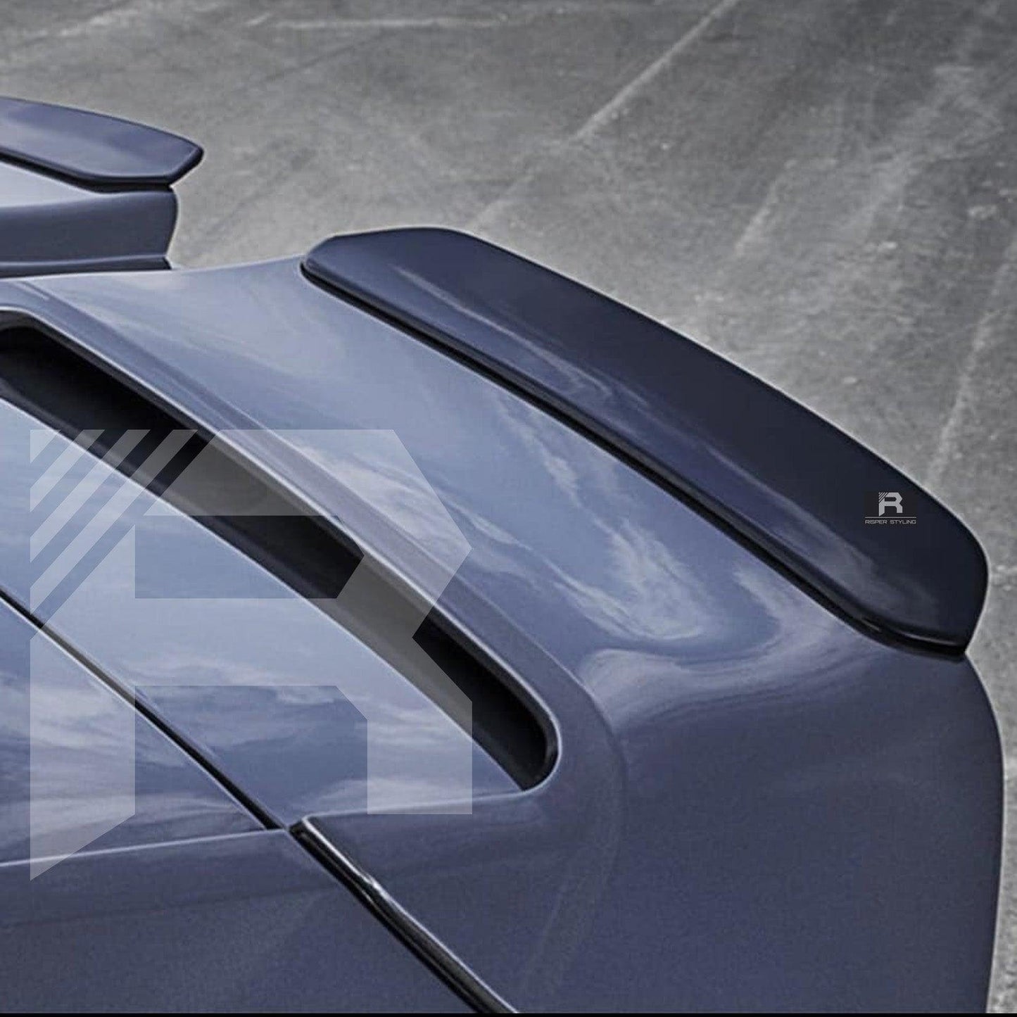 Oettinger Style Gloss Back Spoiler Cap Extensions For Golf / Polo / A3 All Oettinger Style Spoilers