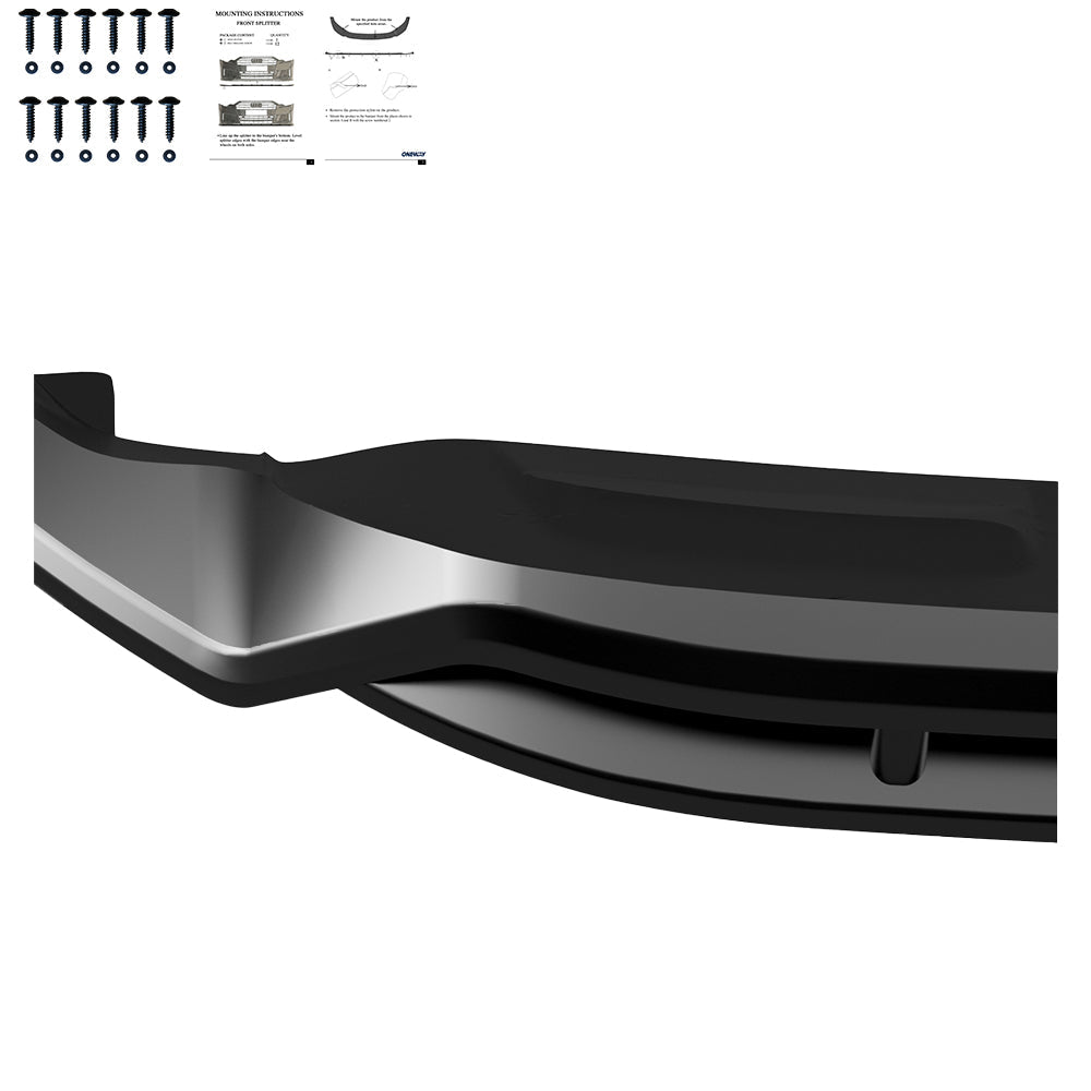 Front Splitter compatible with AUDI SQ8 / Q8 S-Line Mk1 2018-2023