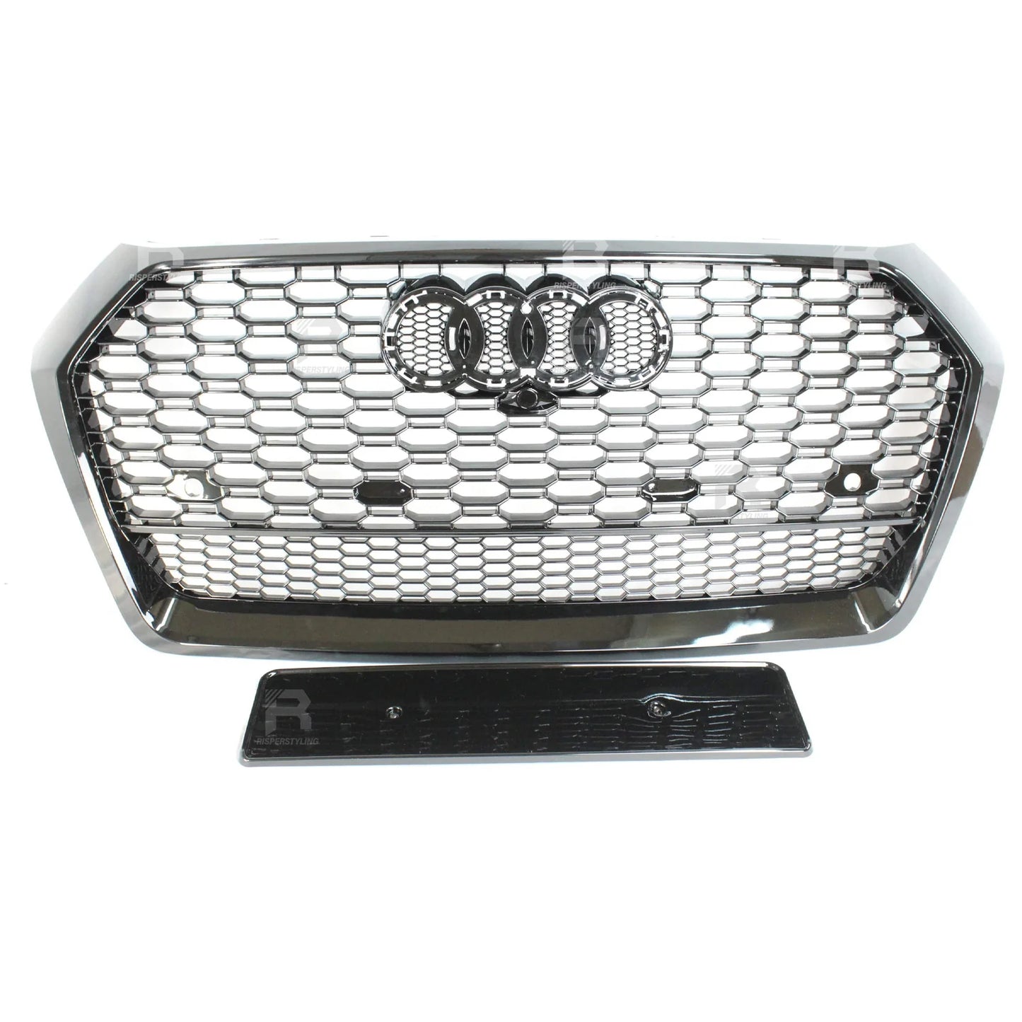 Audi Q5 / SQ5 2016-2019 Gloss Black 'RSQ5 Style' Honeycomb Grill