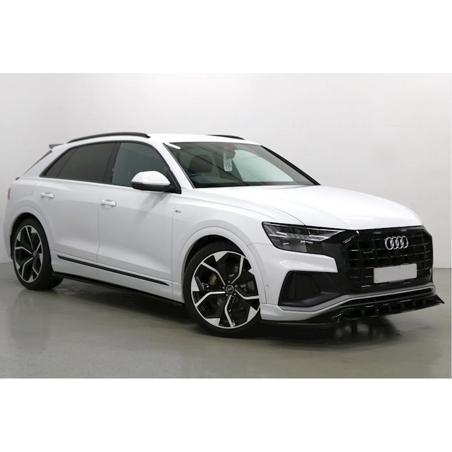 Audi Q8 S Line 2018+ Gloss Black Front Splitter Lip