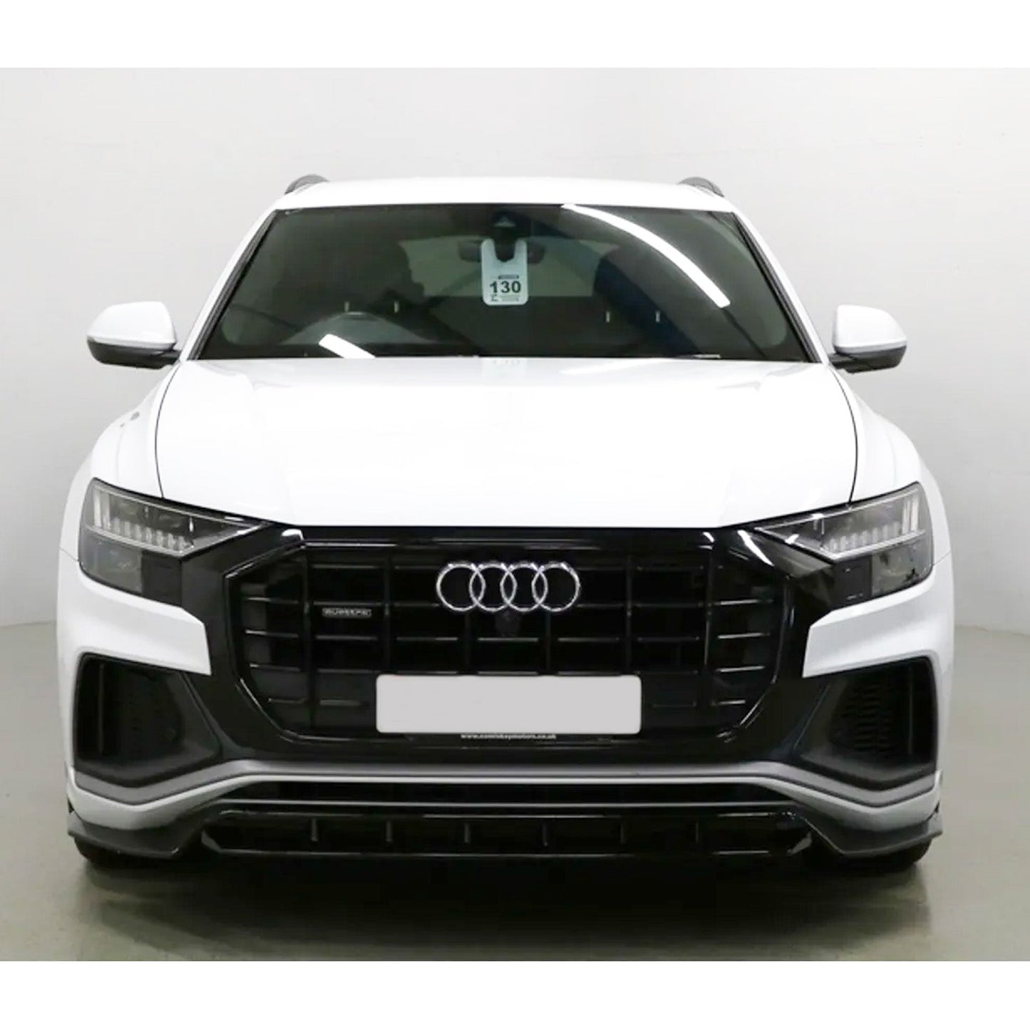 Audi Q8 S Line 2018+ Gloss Black Front Splitter Lip