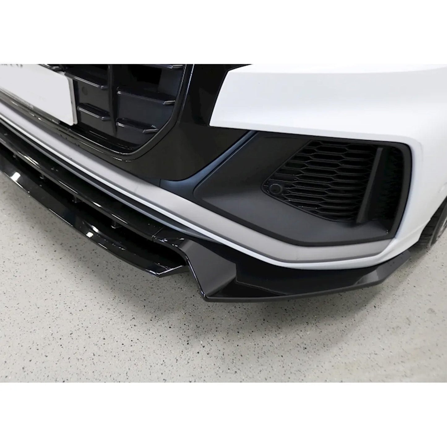 Audi Q8 S Line 2018+ Gloss Black Front Splitter Lip