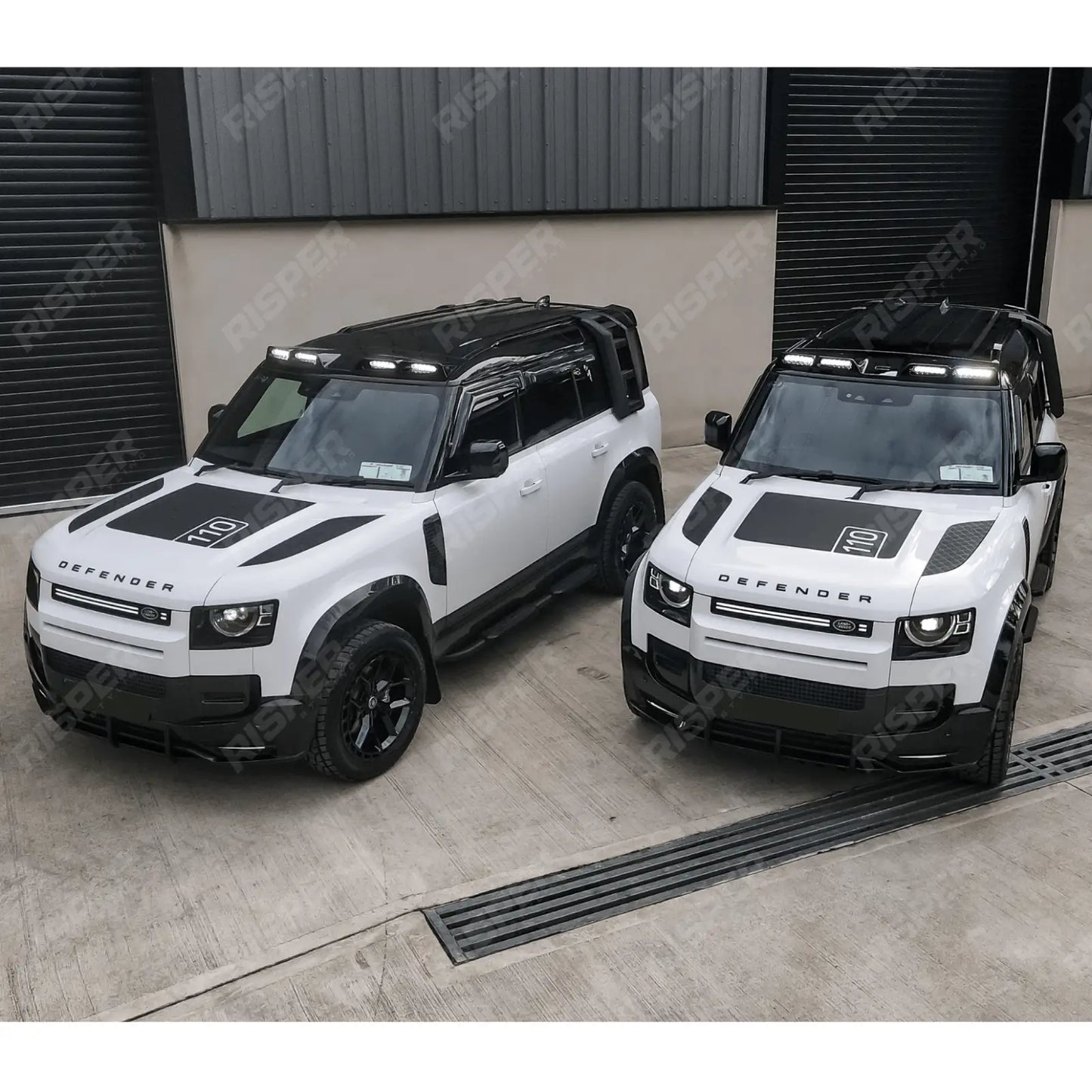 Roof Light Pod V2 In Gloss Black For Land Rover Defender L663 90/110/130 2020+