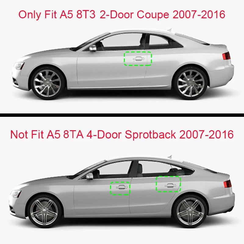 Rear Window Roof Spoiler for Audi A5 B8 2008-2016 Coupe