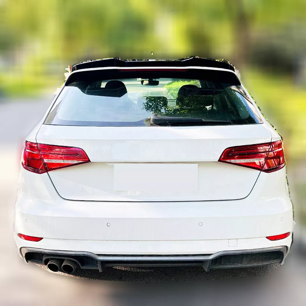 Audi A3 (8V) 2014-2020 Gloss Black Hatch Rear Spoiler Cap