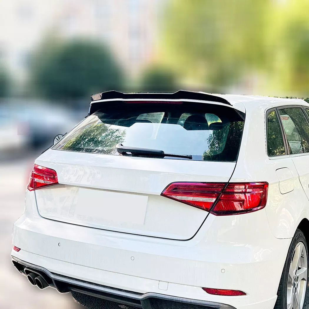 Audi A3 (8V) 2014-2020 Gloss Black Hatch Rear Spoiler Cap