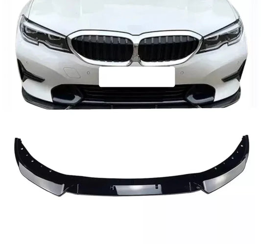 BMW 3 Series G20 SE 2019-2022 Gloss Black Front Splitter Spoiler Lip