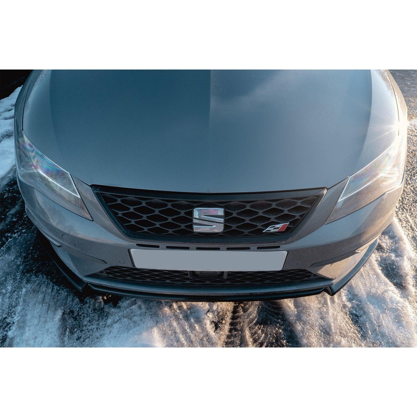 Seat Leon Fr Mk3 / Cupra Mk3 2017-2019 - Risper Front Splitter In Gloss Black