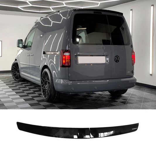 Volkswagen Caddy 2005-2020 Barn Door - Rear Spoiler - Gloss Black