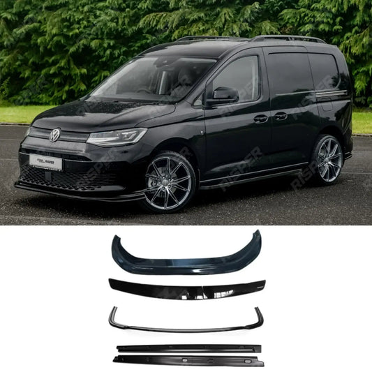 Volkswagen Caddy MK5 2021+ SWB Body Kit In Gloss Black